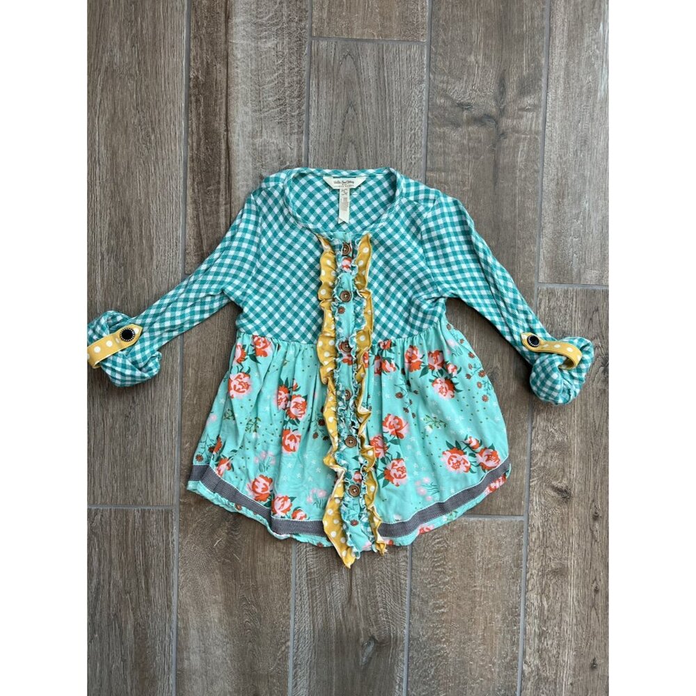 Matilda Jane Pecan Pie Top Size 6